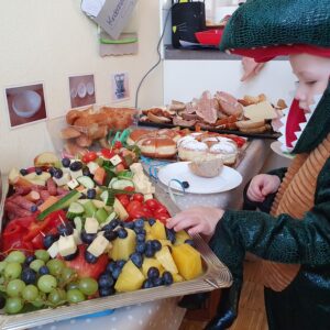 Aktuelles "Fasching" - Faschingsbuffet mit frischen Obst